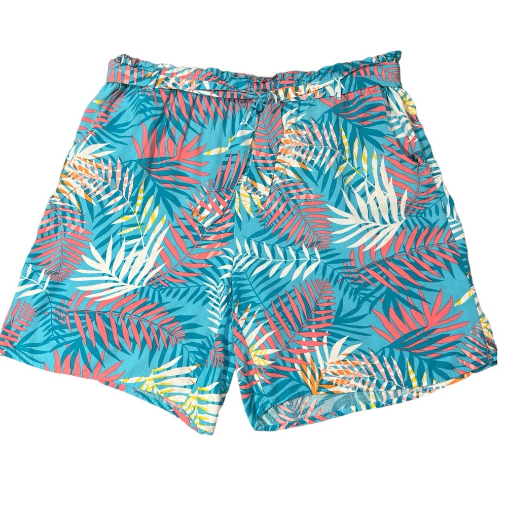 Ruby Rd. EUC colorful floral high waisted shorts. Size 2X